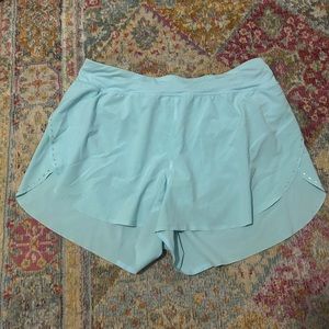 Lulumemon athletica fast and free icing blue shorts